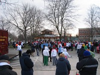 Race Photo  The 2009 running of the Holiday Hustle 5K put on by Running Fit in Dexter Michigan on a sunny but 28 degree on December 5, 2009. : 5K, Fitness, Race, Running, Kasdorf